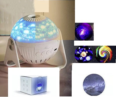 Galaxy Projector Starry Sky Projection Bedroom Bedside Decoration Night Light